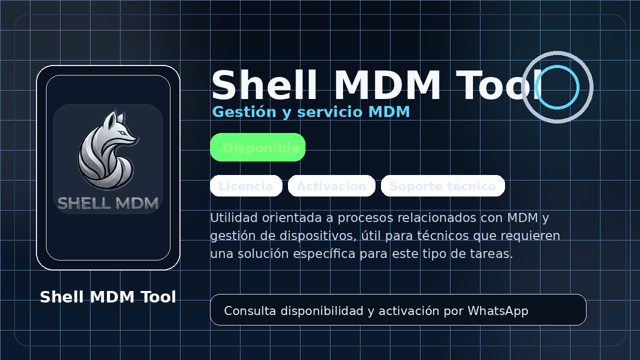 Shell MDM Tool