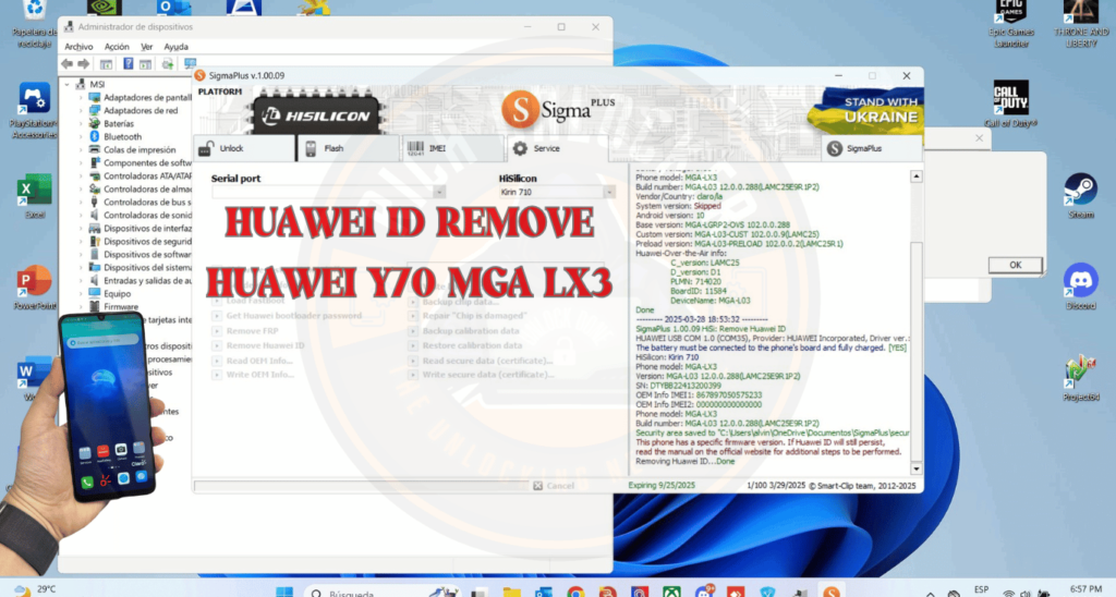 Huawei Y70 (MGA-LX3) – Huawei ID