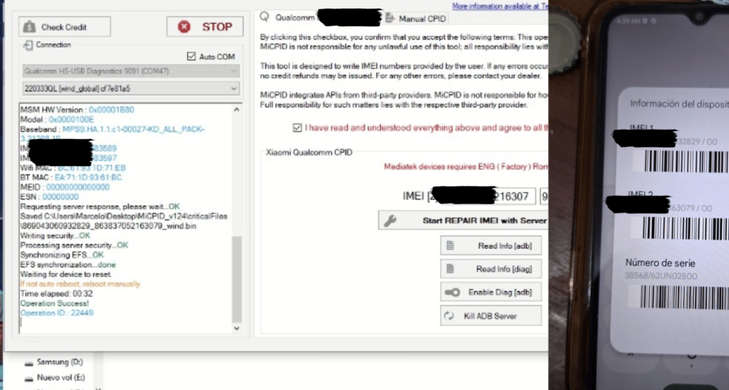 Redmi 10C (fog) – CPID